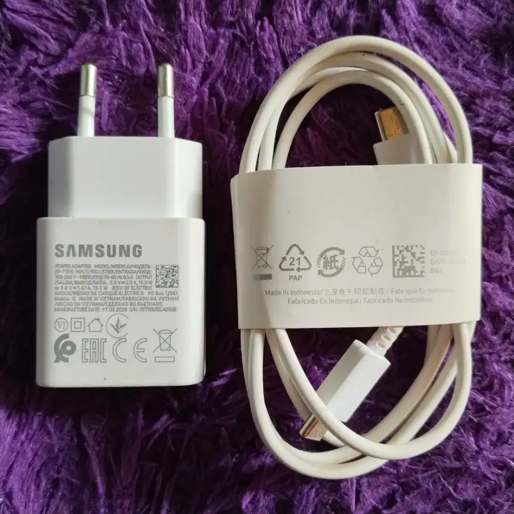 CHARGER ORIGINAL SAMSUNG 15 WATT C TO C