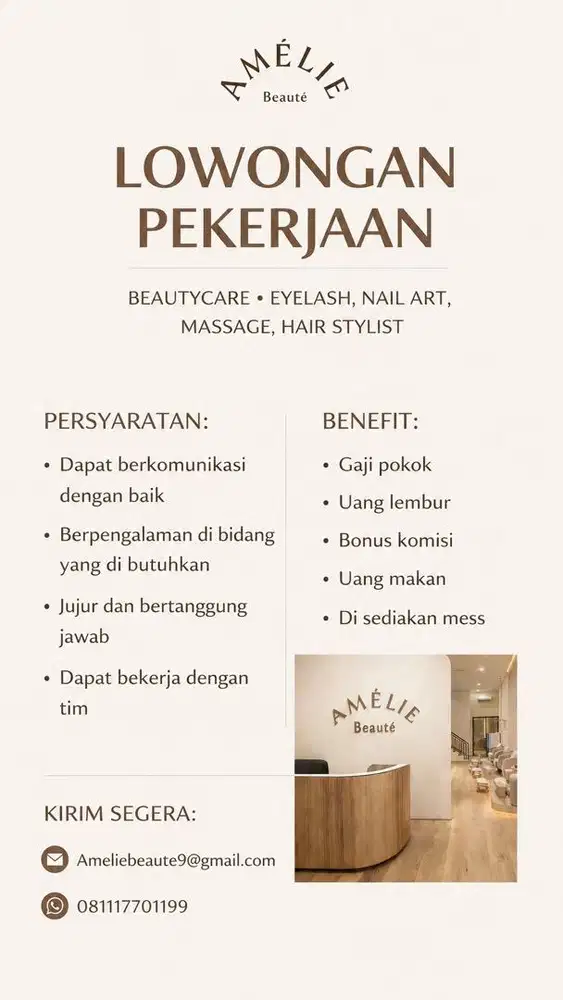 Dibutuhkan segera therapist