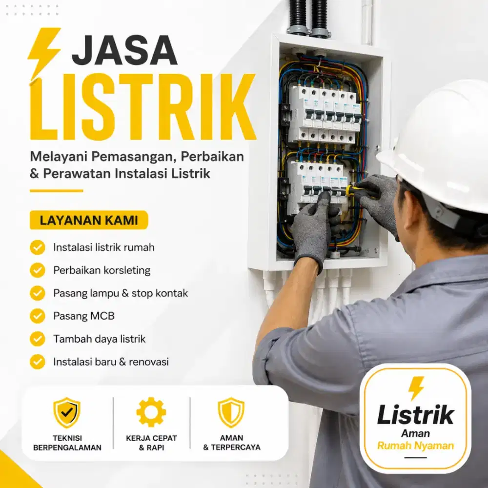 Jasa instalasi tukang listrik malang