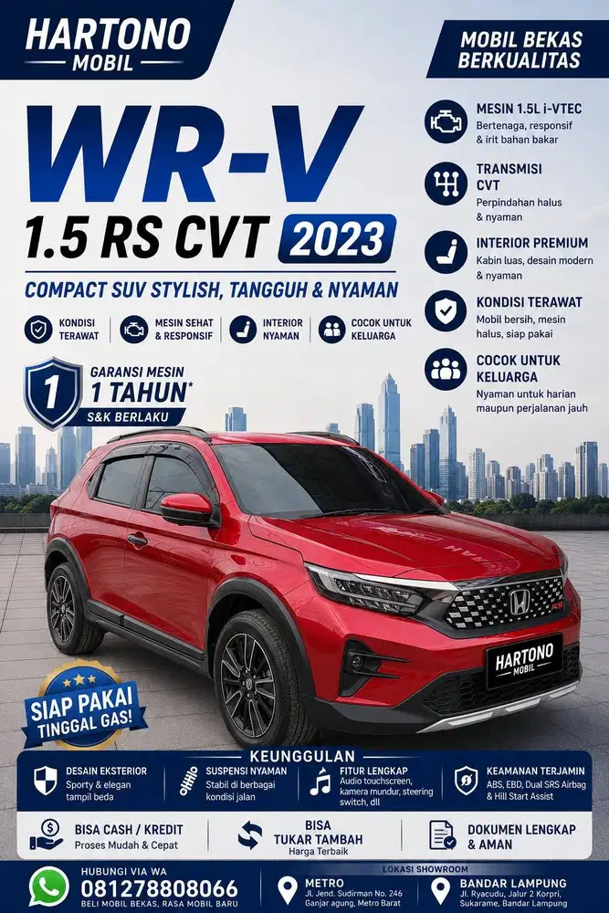 WRV 1.5 RS CVT 2023