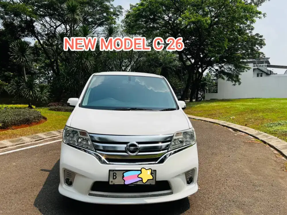 HARGA CASH NISSAN SERENA HWS AT 2013  MODEL BARU C 26 ISTIMEWA TERAWAT