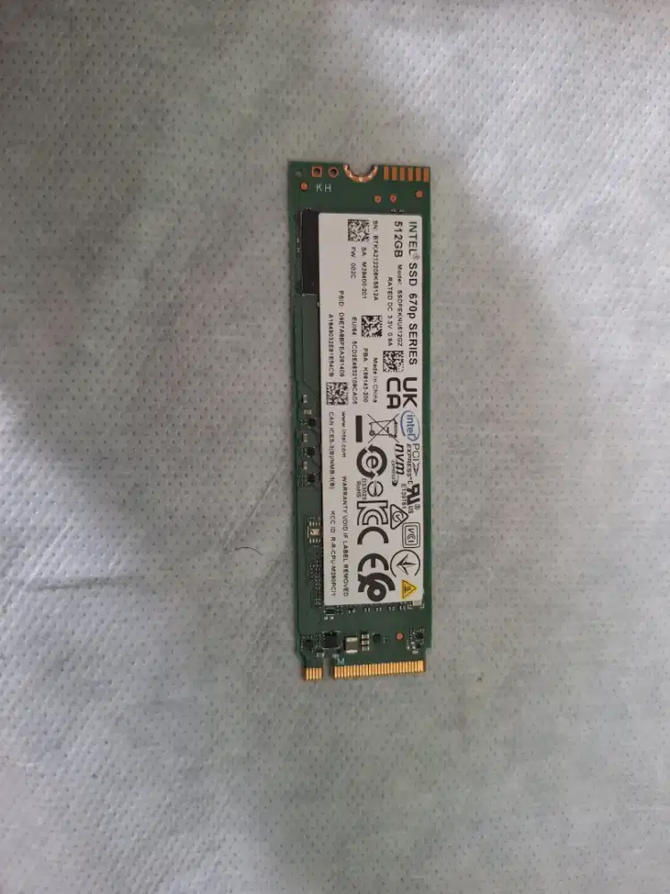 Bismillah di jual ssd nvme 512gb kondisi ok tes ok sentinel 100%/96%