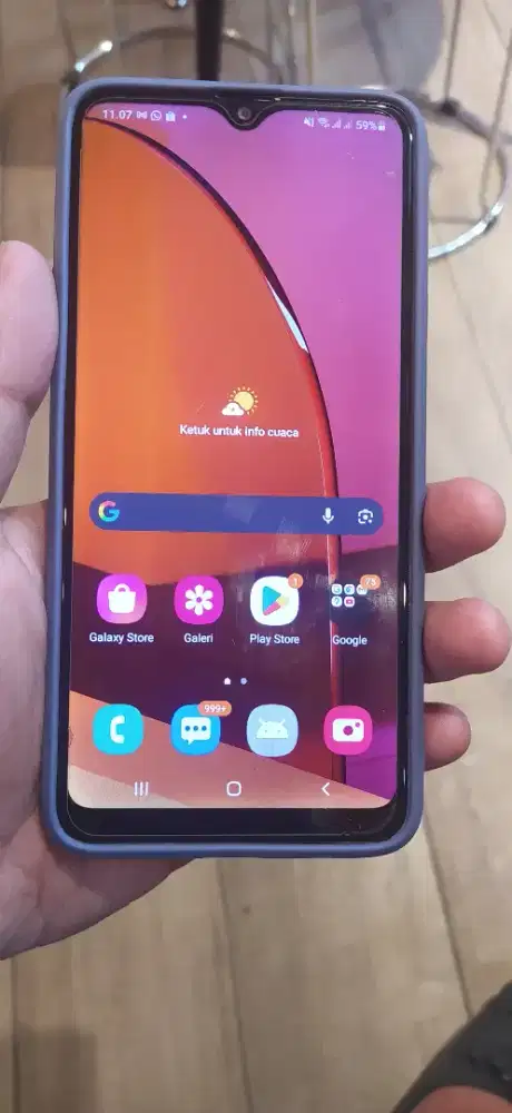 HP SAMSUNG
RAM 3/32
ANDROID 11
Baterai 4000 mAH