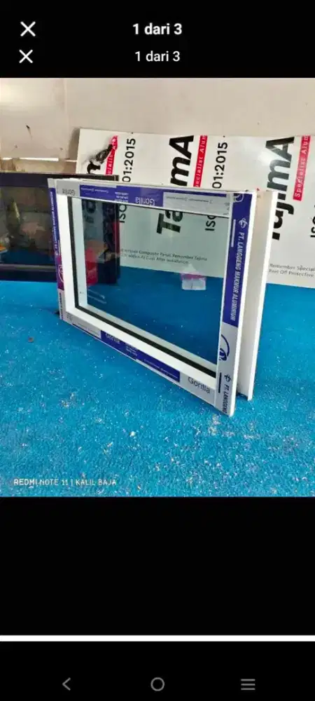 Jual berbagai macam kusen pintu jendela aluminium