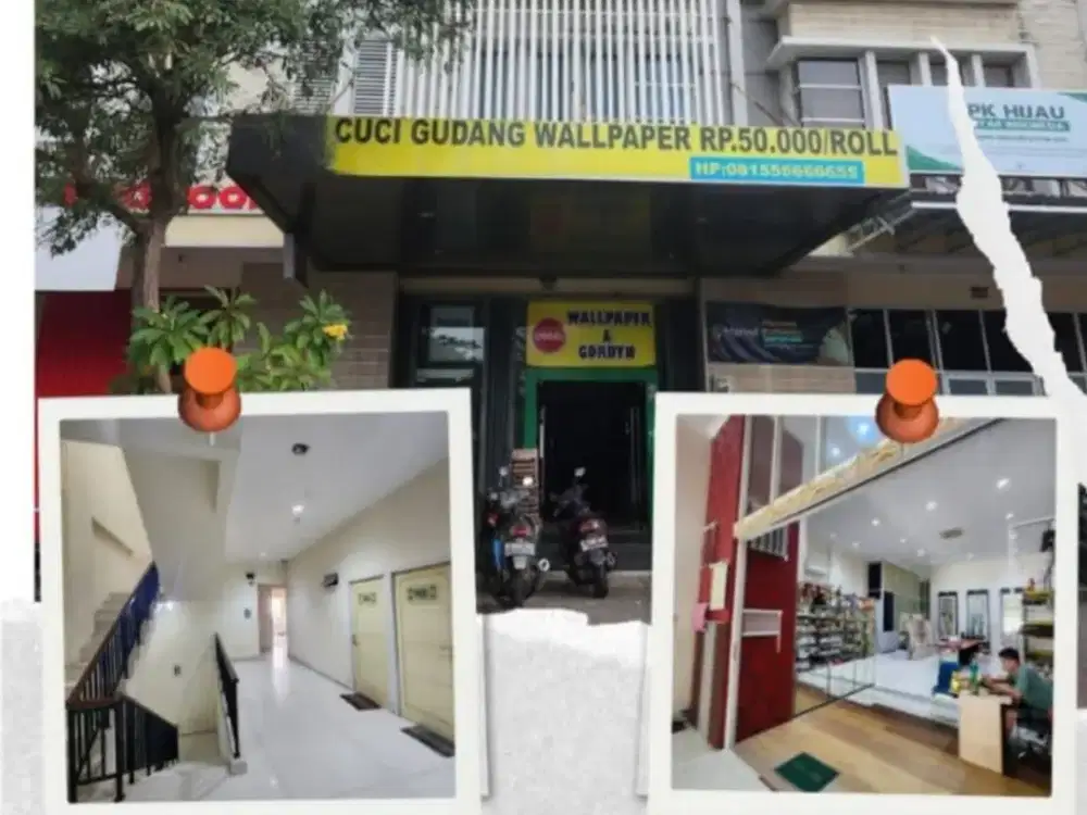 Di Jual Ruko dan Kosan 20 Kamar Aset Bank 4 Lantai di Komp Ruko Sentral Niaga Boulevar Hijau Jln Boulevar Harapan Indah Bekasi Jawa Barat
