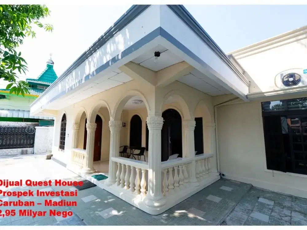 Dijual Quest House Prospek Investasi di Caruban Madiun