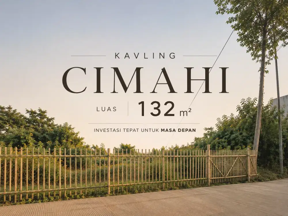 Dijual Kavling di Cimahi Utara - Dekat Pemkot Cimahi