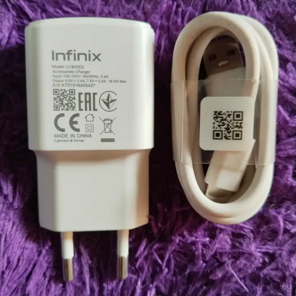 CHARGER ORIGINAL INFINIX 18 WATT