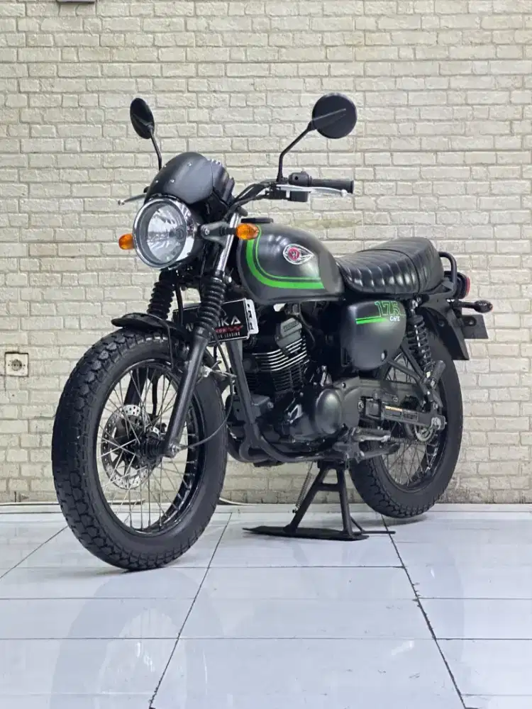 READY‼️ KAWASAKI W175 CAFE PMK 2021 NOPOL L SBY MULUS NOMINUS