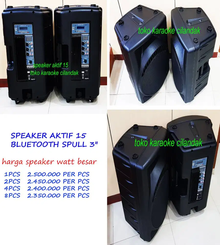 speaker aktif 15inch cocok buat acara senam / keluarga