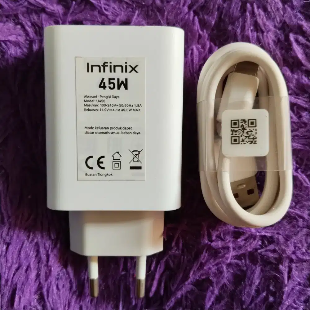 CHARGER ORIGINAL INFINIX 45 WATT