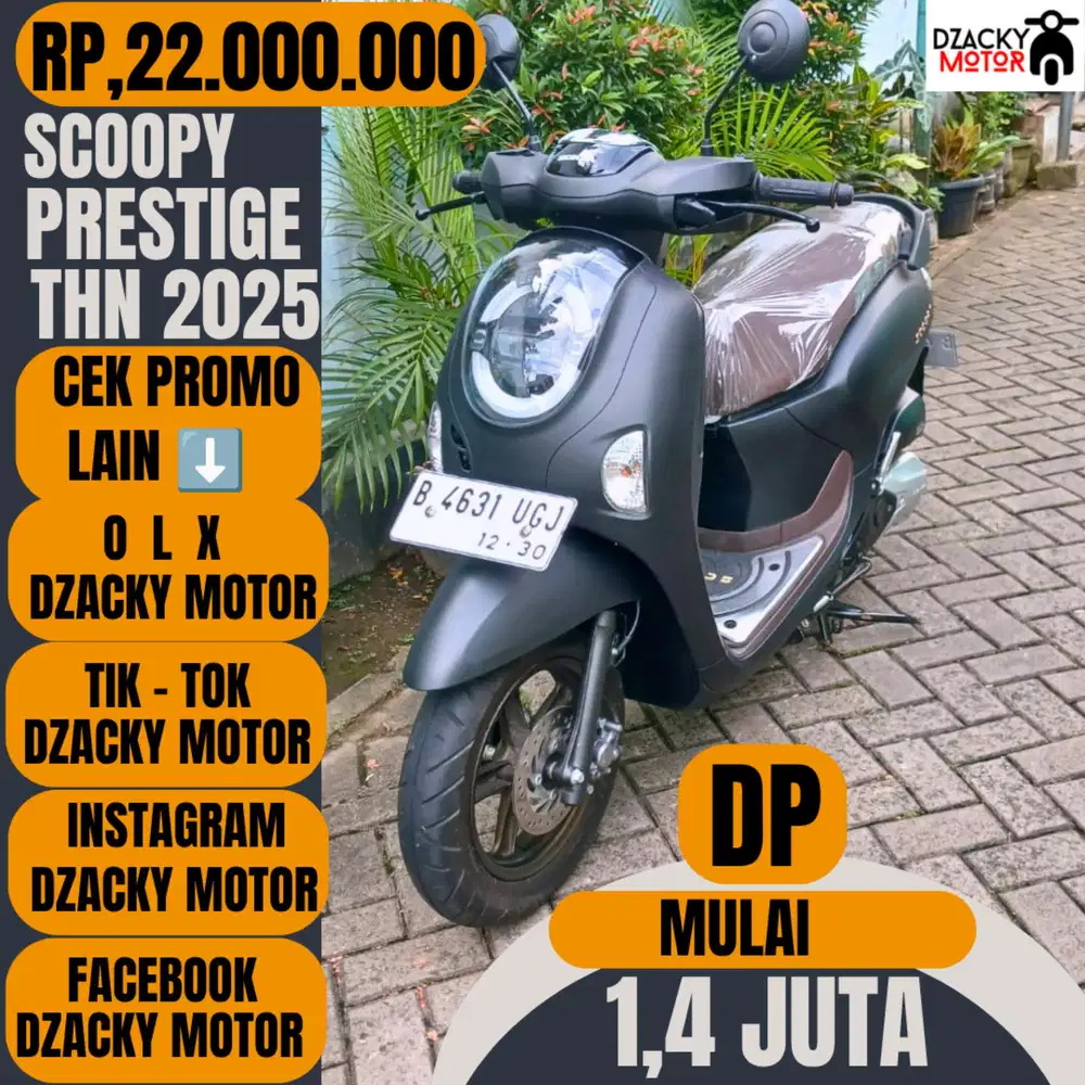 SCOOPY PRESTIGE 2025 SECOND LIKE NEW