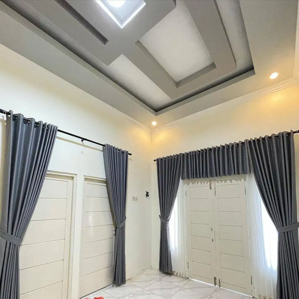Jasa Pasang Gorden Custom Wallpaper Dinding 3D Gordyn Hordeng Korden