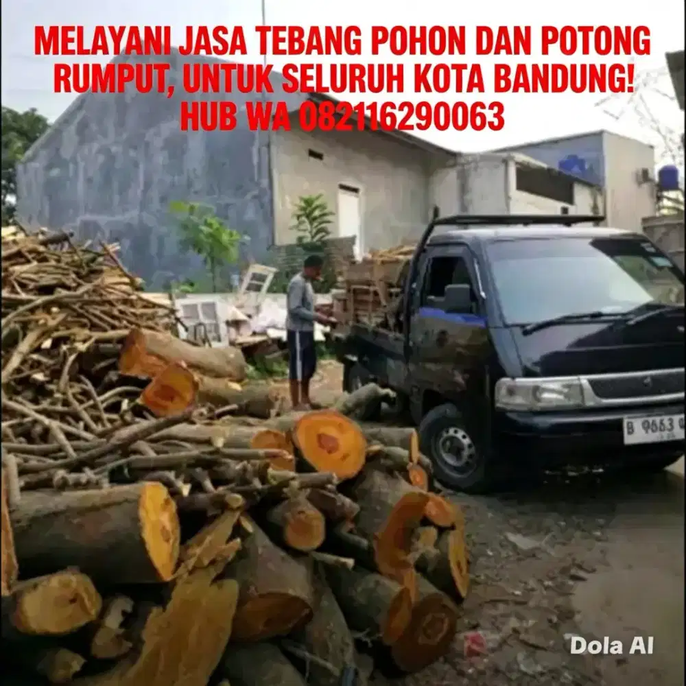 Jasa tebang pohon dan potong rumput