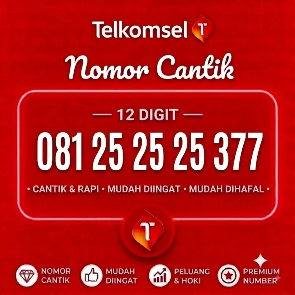 Nomor Cantik Telkomsel 25 25 25