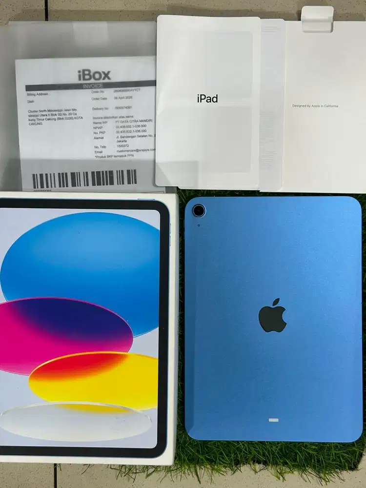 iPad gen11 (A16) 256gb iBox garansi on april 2027