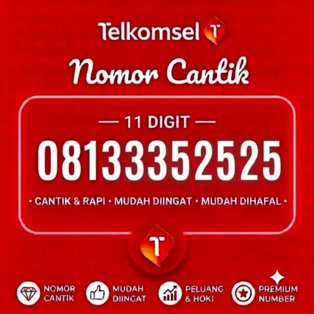 NOMOR CANTIK SIMPATI 11DIGIT 2525