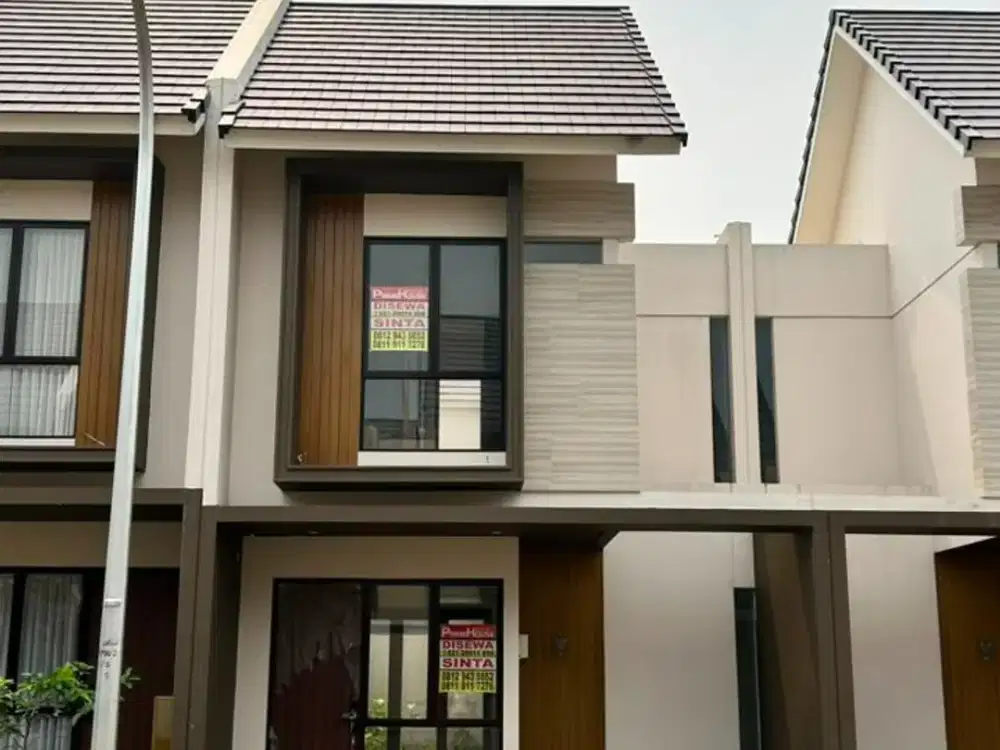 Disewa Rumah 2 Lantai Aeris Citra Garden Serpong Selangkah Akses KRL
