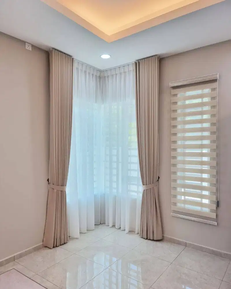 Jual Gorden Jendela & Pintu Gordyn Model Terbaru Wallpaper Dinding 3D