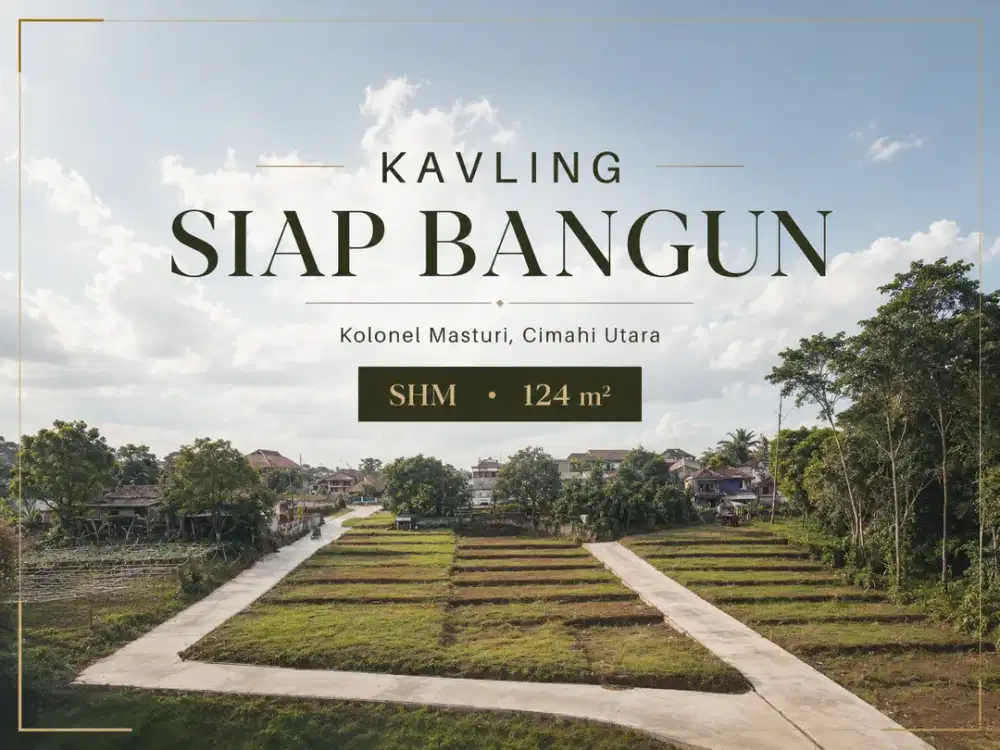 Dijual Kavling Siap Bangun di Cimahi Utara -Shm