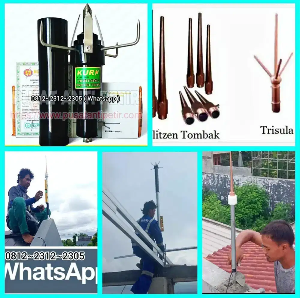 Tukang Ahli Pasang Anti Petir & Instalasi Rapih