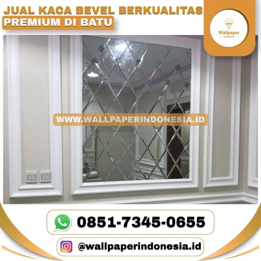 JUAL KACA BEVEL BERKUALITAS PREMIUM DI BATU