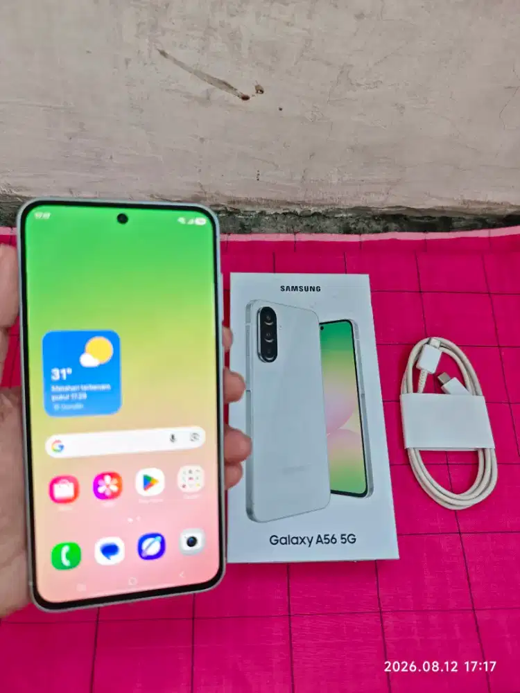 Samsung A56 8/256 Fullset ori segel mulus istimewa