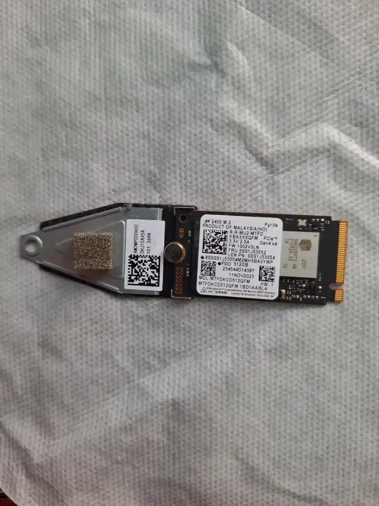 Bismillah di jual ssd nvme 512gb kondisi ok tes ok sentinel 100%/99%