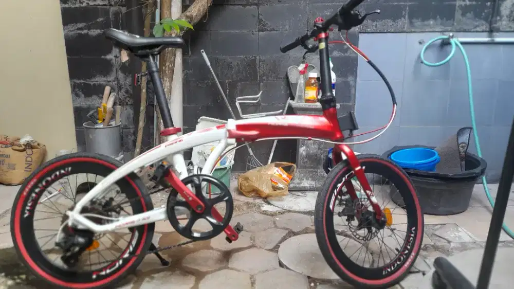 sepeda lipat 20 pacific united polygon Indonesia limited edition