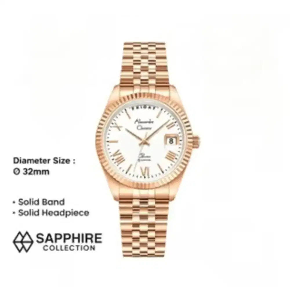 Jam tangan wanita Alexandre Christie original ac 5014
