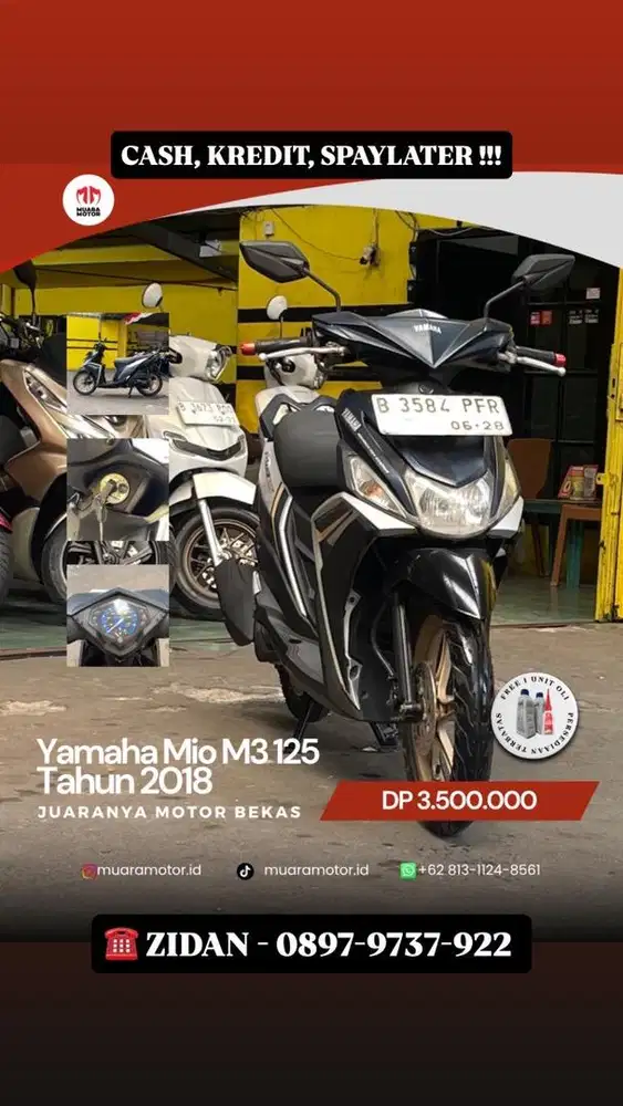 YAMAHA MIO M3 2018 TERAWAT !!!