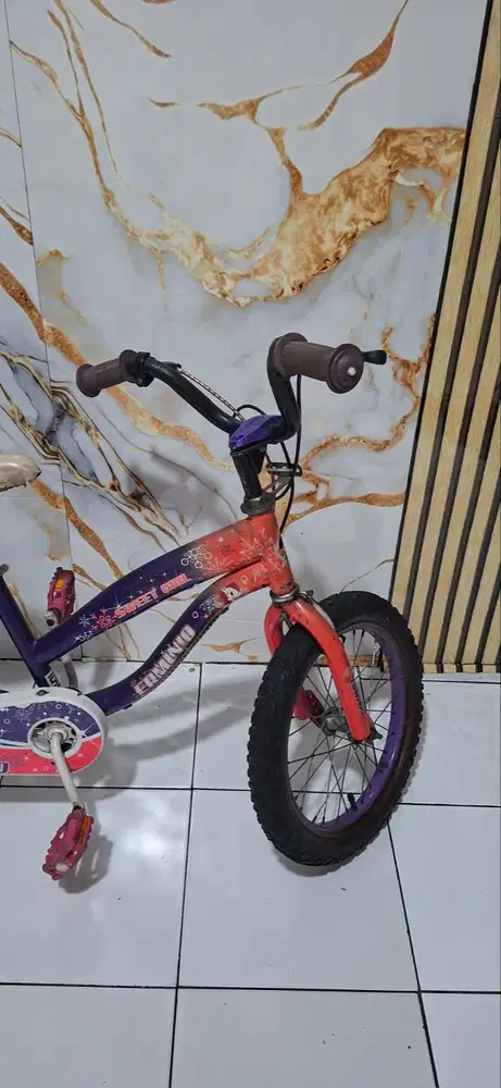 Sepeda Anak Perempuan Ermino Ukuran 16 dan Atlantis Ukuran 12
