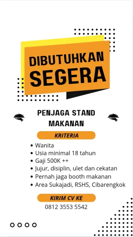 Penjaga Stand Makanan