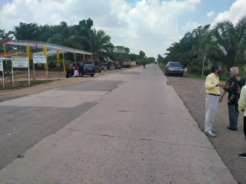 Tanah ± 20 Ha Sungai Dermaga Pabrik Gudang Gasing TAA murah palembang banyuasin