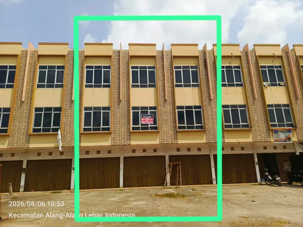 DIJUAL 3 RUKO JALAN BYPASS ALANG ALANG LEBAR PALEMBANG