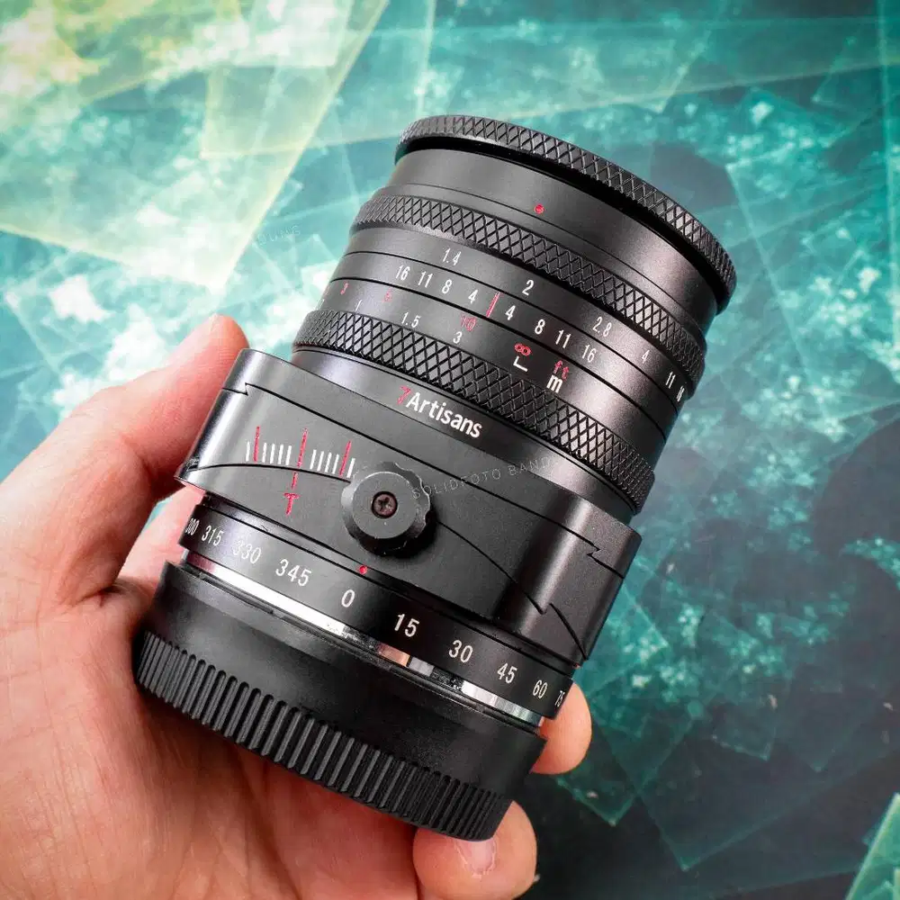 Lensa 7artisans Tilt Shift 50mm f1.4 for Sony Fullframe. Fullset Mulus