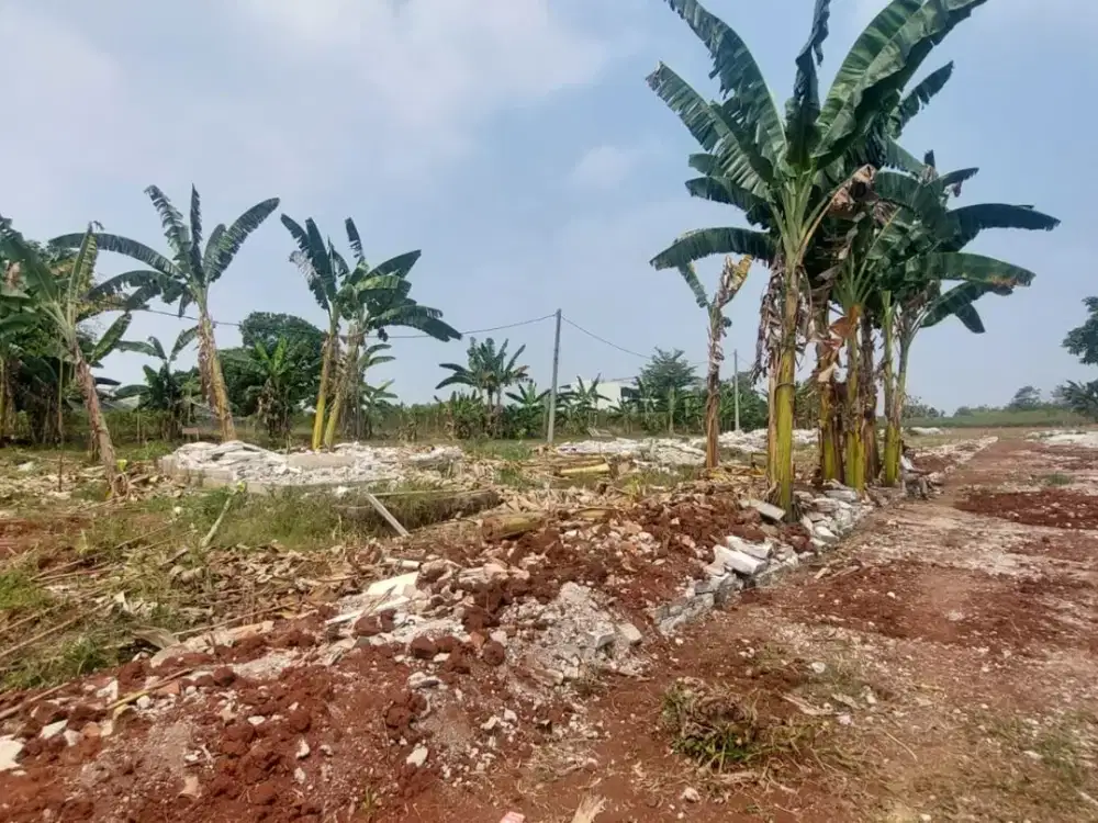 Bisa Cicilan 12x Flat Dijual Murah Tanah Kavling Strategis Dekat Stasiun Citayam , SHM