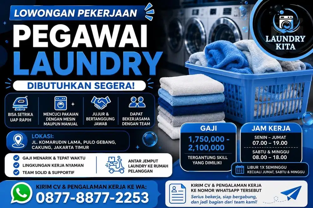 LOKER KARYAWAN LAUNDRY