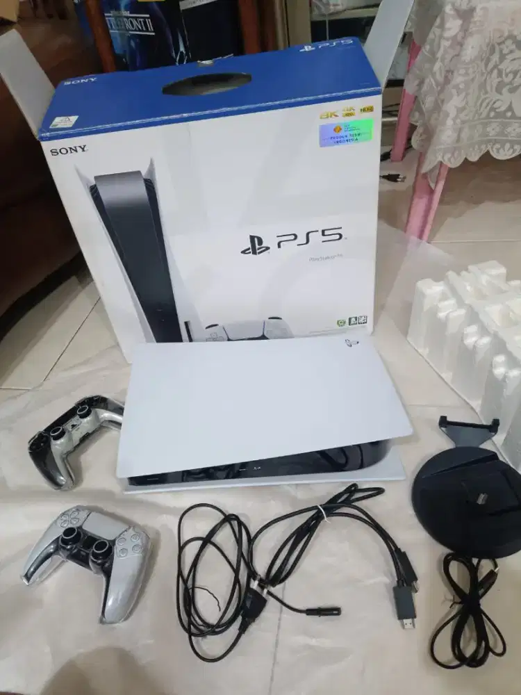 Ps5 disc fat seri cf12 fullset lengkap