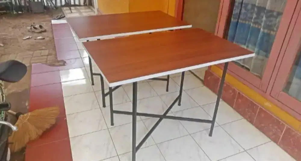 Meja lipat meja makan meja portable
