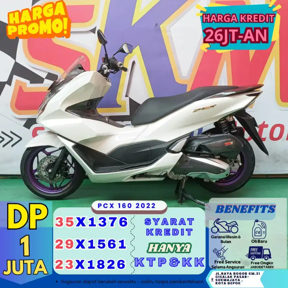 Proses kredit secepat kilat Honda PCX160 2022 cash/credit