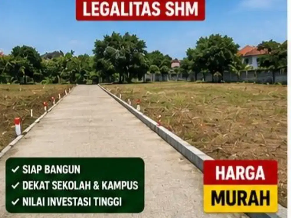 4 Unit Kavling Murah 10 Menit Living World Bekasi , SHM