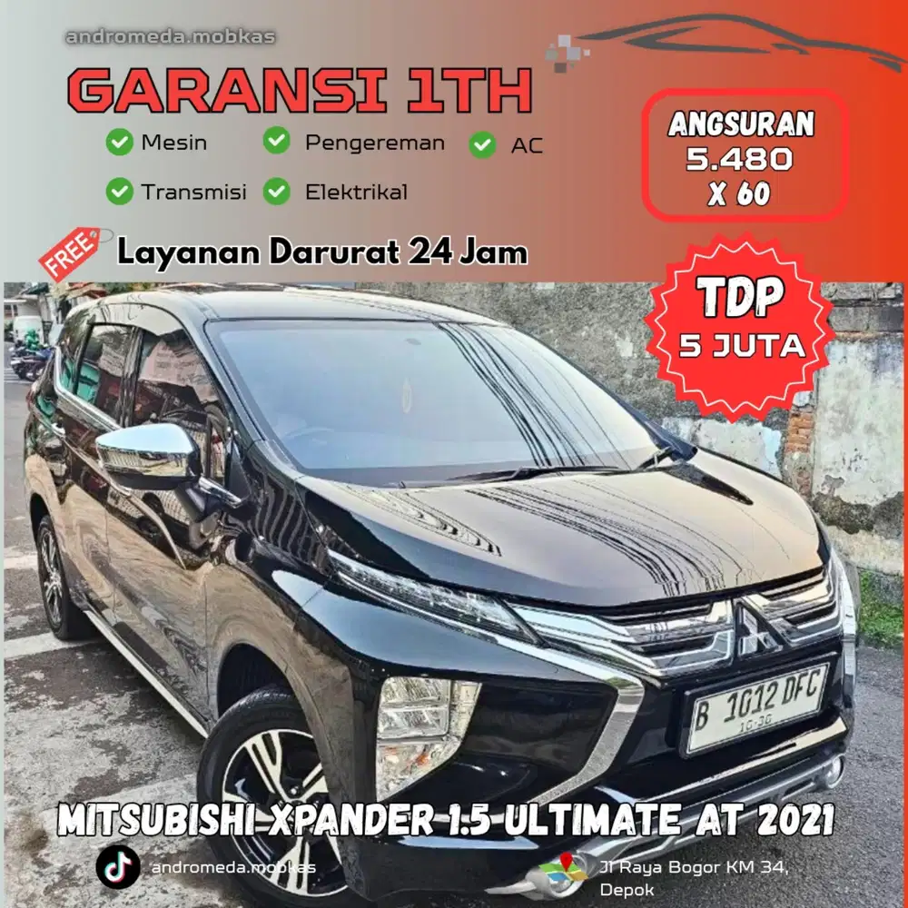 TDP TERMURAH 5 JT MITSUBISHI XPANDER 1.5 ULTIMATE AT 2021ISTIMEWA