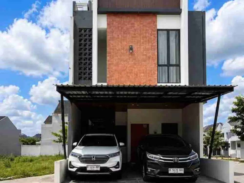 Jual Rumah Baru Siap Huni Cluster Di Cibubur Ciracas Jakarta Timur (Akses Jalan 2 Mobil)