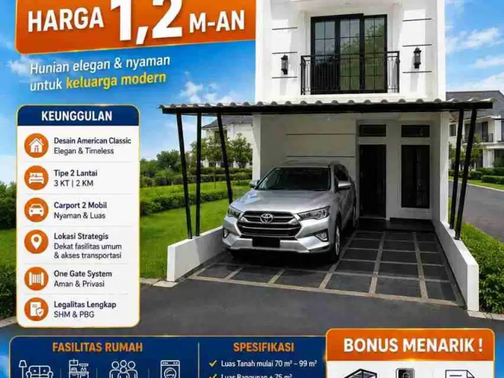 Jual Rumah Baru Siap Huni Cluster Di Ceger Cipayung Jakarta Timur Dekat Tol Taman Mini