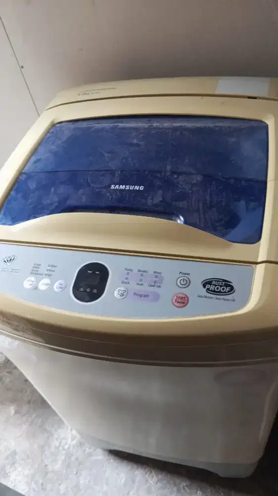 mesin cuci top loading merek Samsung 9 kg normal