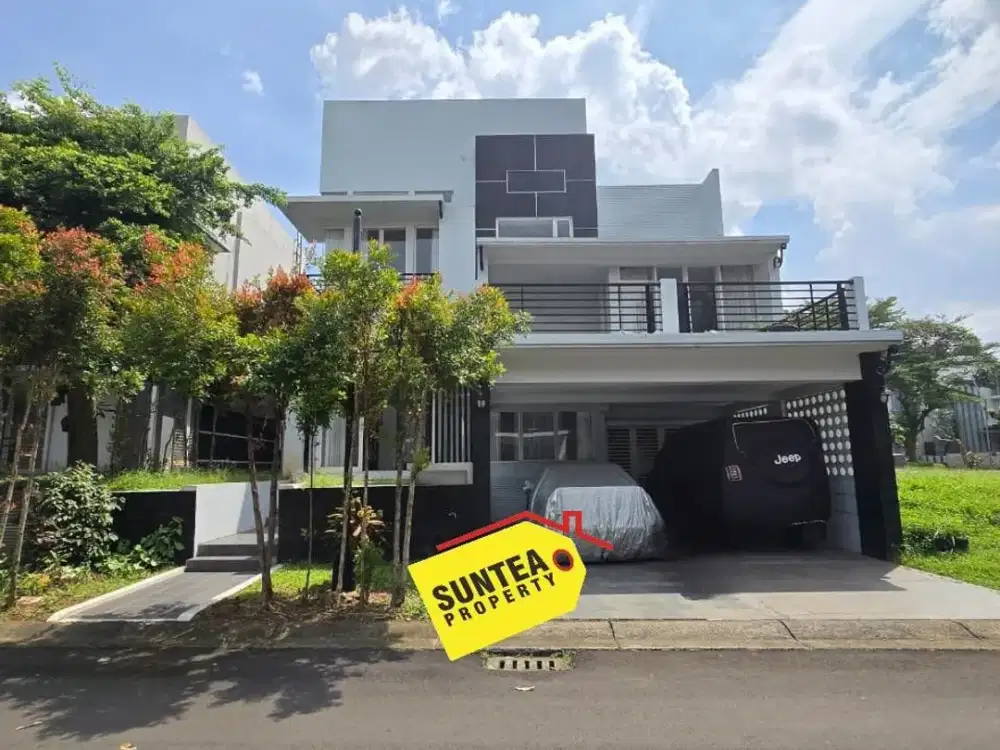 Disewakan Rumah Luas Mewah LT 400 m² 6 KT Semi Furnished Private Pool Harga Menarik - Kebayoran Bintaro Sektor 7 Tangerang Selatan