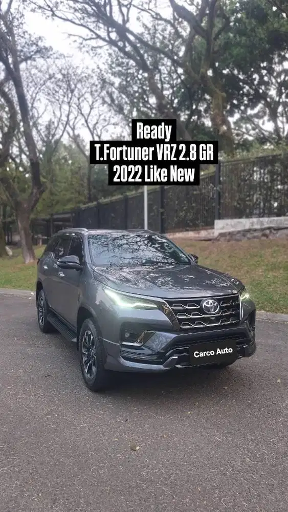 Toyota Fortuner 2.8L GR 2022 Tgn Pertama Record