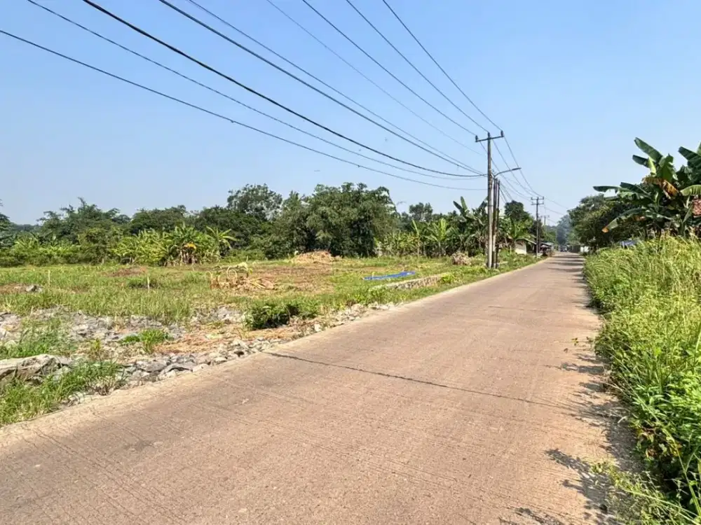 Bisa Cicil 12x Flat, 10 Menit Stasiun Jatake Dijual Murah Kavling SHM