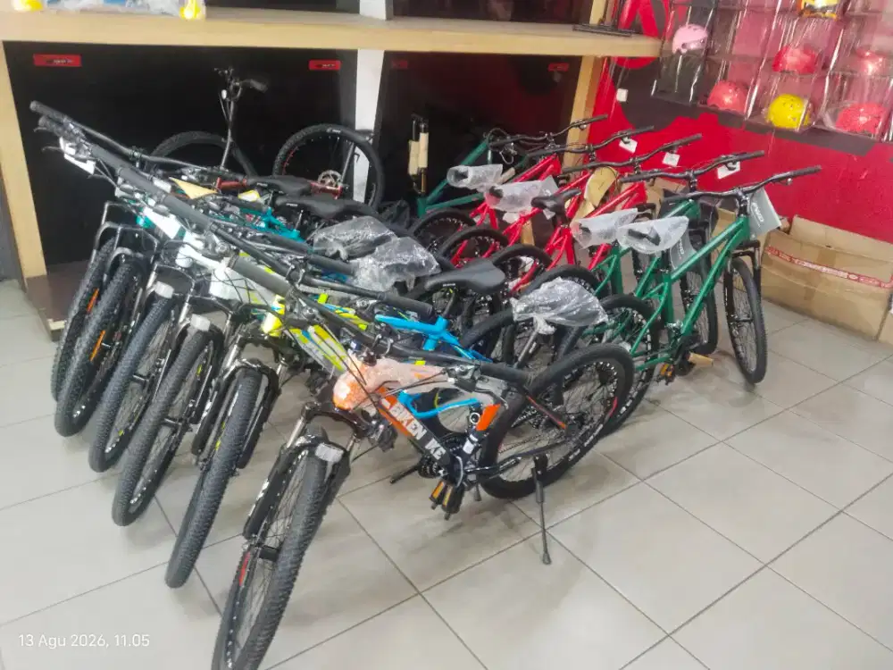 KREDIT SEPEDA GARANSI RESMI. Cicilan tanpa DP, cukup KTP saja